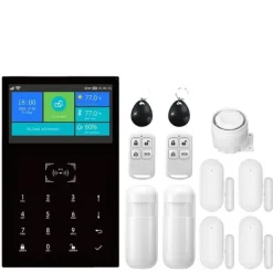 Discount Smart Hemlarmssystem, Trådlös Kontroll, Flerzonstäckning,EU-kontakt, C-2G Hemlarmsystem