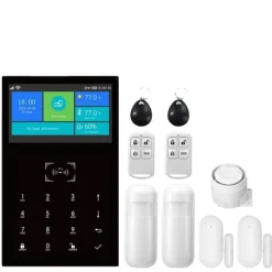 Sale Smart Hemlarmssystem, Trådlös Kontroll, Flerzonstäckning,EU-kontakt, B-2G Hemlarmsystem