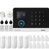 Smart inbrottssäkerhetsalarmssystem, 99 zoner, kompatibelt med smarta hemplattformar,F-103, EU Plug-a