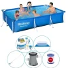 Bestway Smart Pool Deal - 6-delad - Steel Pro rektangulär 300x201x66 cm