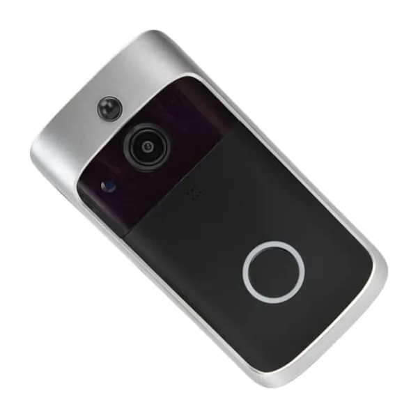 Smart WiFi videodörrklocka - enkel installation, 720P nattseende, trådlös rörelsedetektion - perfekt för hemsäkerhet