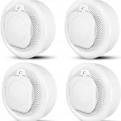 Outlet Smart Zigbee rökdetektor - MOES - Brandsäkert material - Smartphone-notifikationer - Ljudlarm Rök- & Koloxiddetektorer