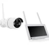 Smartwares Trådlös övervakningskamera 1080p 7" skärm + app