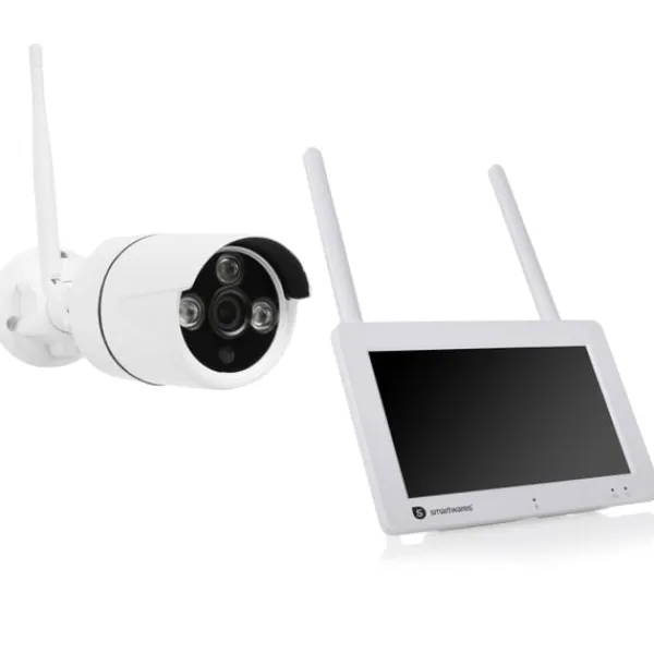 Smartwares Trådlös övervakningskamera 1080p 7" skärm + app