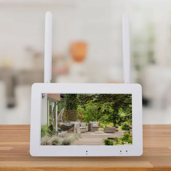Smartwares Trådlös övervakningskamera 1080p 7" skärm + app