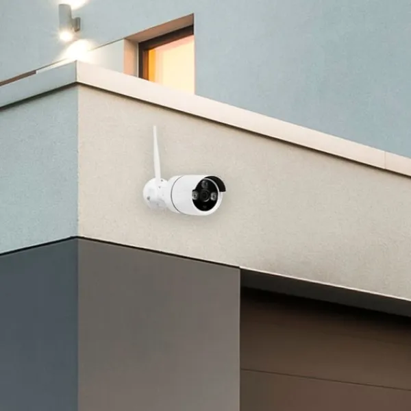 Smartwares Trådlös övervakningskamera 1080p 7" skärm + app