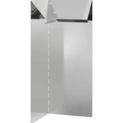 Snigelavskärmande i galvaniserat stål - - Silver - 10x10x25 cm - Hållbar - Utomhus - Montering krävs Skadedjursfällor