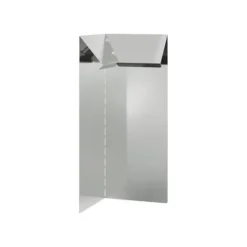 Snigelavskärmande i galvaniserat stål - - Silver - 10x10x25 cm - Hållbar - Utomhus - Montering krävs Skadedjursfällor