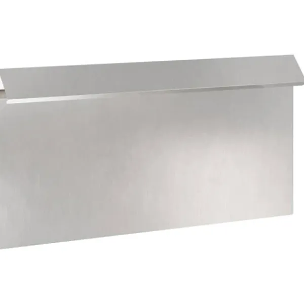 vidaXL Snigelgrill i rostfritt stål - - 50x3,5x25 cm - Silver - Utomhus - Hållbar - Montering krävs