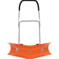 New Snöplog med förlängningsbart handtag - Effektiv snöskottning | Färg: Orange | Storlek: 77x21 cm Snöborttagning