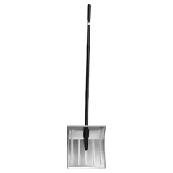 Outlet Snöskyffel - Snöskovel 40 cm - Aluminiumlegering - Halkfritt Grepp - Lätt - Avtagbart Skaft - Stor Kapacitet - För Uppfart Snöborttagning