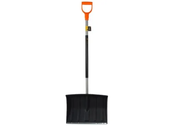 New Snöskyffel med metallhandtag - svart / TEGER (pack om 15) Snöborttagning