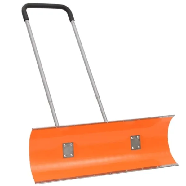 Hot Snöskyffel med utdragbart handtag orange 96 cm stålblad Snöborttagning