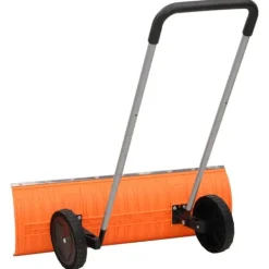 Hot Snöskyffel med utdragbart handtag orange 96 cm stålblad Snöborttagning