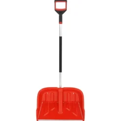 Outlet Snöskyffel röd 136 cm aluminium Snöborttagning
