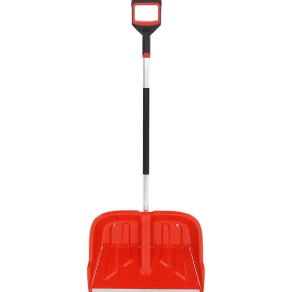 Outlet Snöskyffel röd 136 cm aluminium Snöborttagning