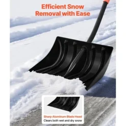 Best Snöskyffel, 140x42 cm, Svart, Aluminiumblad Snöborttagning