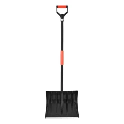 Snöskyffel/Snöspade - Handhållen - Ergonomiskt D-handtag - 42 cm Bladbredd - Aluminiumblad - Lätt vikt - Stor kapacitet - För uppfart och trädgård
