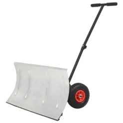 Clearance Snöskyfflar - Living Manuell snöplog med hjul 100x44 cm Snöborttagning
