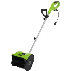 Clearance Snöslunga, Högpresterande, Kompakt Design,Elektrisk, grön, EU Snöborttagning