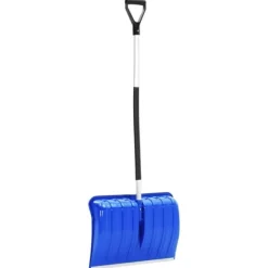 Clearance Snöspade blå 145 cm aluminium Snöborttagning