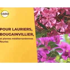 New SOLABIOL Gödningsmedel för lagerträd och bougainvillea - 1,5kg - Upp till 30 plantor - Främjar blomning och tillväxt Gödningsmedel