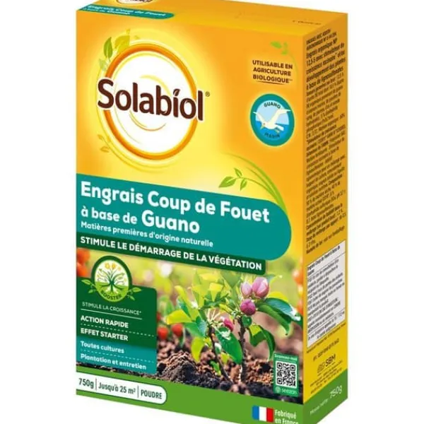 Discount SOLABIOL Snabbstart gödningsmedel - 750g - Upp till 25m² - Stimulerar starten av växtligheten - För alla kulturer - UAB Gödningsmedel