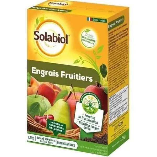 Hot SOLABIOL SOFRUY15 Fruktgödsel - 1,5 kg Gödningsmedel