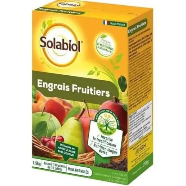 New SOLABIOL SOFRUY15 Fruktgödsel - 1,5 kg Gödningsmedel