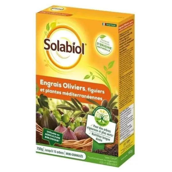 Best Solabiol SOLIVY750 Oliv- och fikonträdsgödsel 750 g, lämplig för ekologiskt jordbruk Gödningsmedel