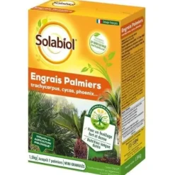 Sale SOLABIOL SOPALMY15 palm- och medelhavsväxtgödsel 1,5 kg, användbar i ekologiskt jordbruk Gödningsmedel