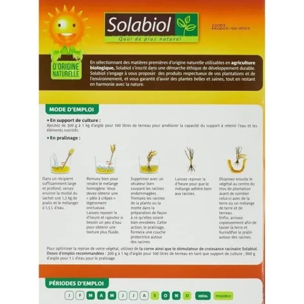 Best Solabiol SOPRAL3 Pralin med grön lera - Upp till 3 l - 2,4 kg Jord & Sand