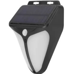 Solar Alarm Lampa Vattentät Människokropp Induktionsljus för Utomhusgård Gårdslager Staket