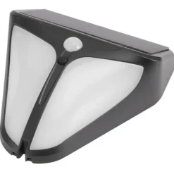 Solar Alarm Lampa Vattentät Människokropp Induktionsljus för Utomhusgård Gårdslager Staket