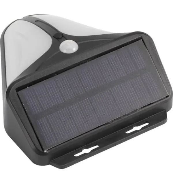 Solar Alarm Lampa Vattentät Människokropp Induktionsljus för Utomhusgård Gårdslager Staket