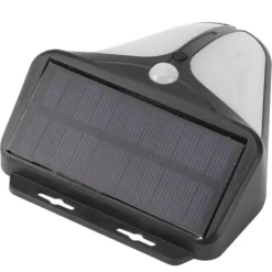 Solar Alarm Lampa Vattentät Människokropp Induktionsljus för Utomhusgård Gårdslager Staket