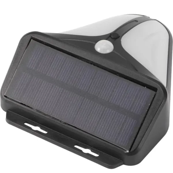 Solar Alarm Lampa Vattentät Människokropp Induktionsljus för Utomhusgård Gårdslager Staket