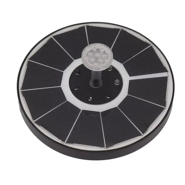 Clearance Solar fontänljus med 8 munstycken 3,5W 900mAh Färgstarka kraftfulla solfågelbadfontäner för fågelbadträdgård Genomskinligt munstycke Fontäner & Dammar