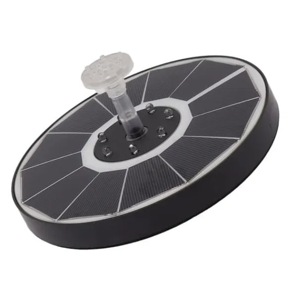 Clearance Solar fontänljus med 8 munstycken 3,5W 900mAh Färgstarka kraftfulla solfågelbadfontäner för fågelbadträdgård Genomskinligt munstycke Fontäner & Dammar