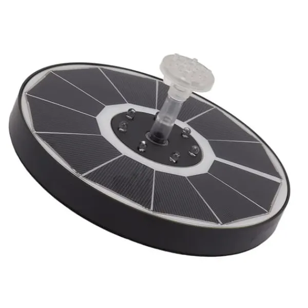 Clearance Solar fontänljus med 8 munstycken 3,5W 900mAh Färgstarka kraftfulla solfågelbadfontäner för fågelbadträdgård Genomskinligt munstycke Fontäner & Dammar