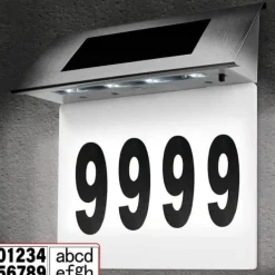 Outlet SOLAR HEM NUMMER TUTUMI GA1049B Adresskyltar & Husnummer