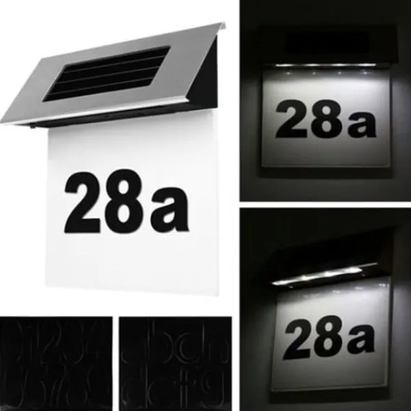 Outlet SOLAR HEM NUMMER TUTUMI GA1049B Adresskyltar & Husnummer
