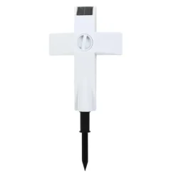 Discount Solar LED Cross Lights for Graveside Memorial - Garden Grave Marker Decor Trädgårdsprydnader
