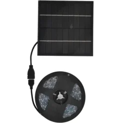 Solar Plant Grow Light Strip Miljövänlig 5W LED Högt ljusflöde Främja tillväxt Solar LED Grow Light Strips 3 Meter / 3,3yd