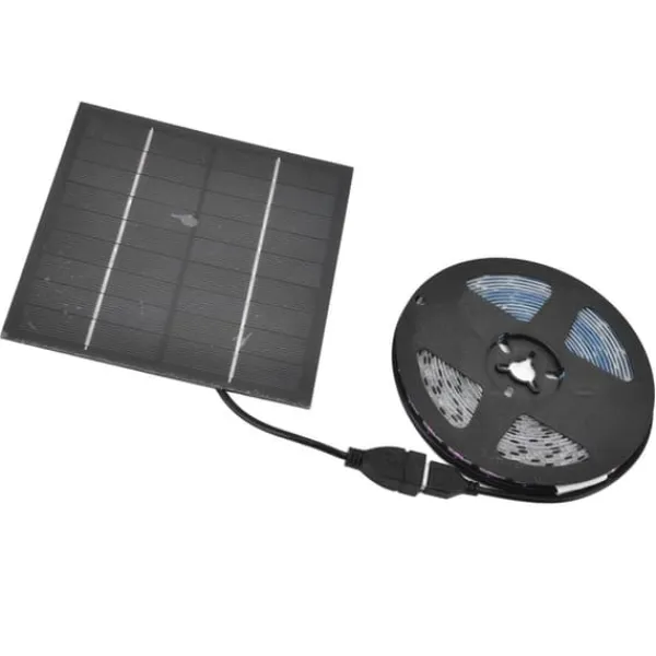 Solar Plant Grow Light Strip Miljövänlig 5W LED Högt ljusflöde Främja tillväxt Solar LED Grow Light Strips 3 Meter / 3,3yd