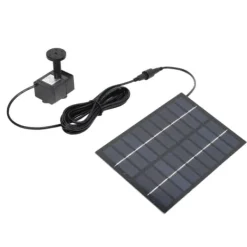 Online Solar Pond Pump Kit med Anti-Clogging Mesh - Enkel montering, 9V 1,8W, för trädgårdspooldekoration Fontäner & Dammar