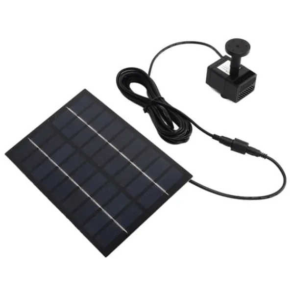 Online Solar Pond Pump Kit med Anti-Clogging Mesh - Enkel montering, 9V 1,8W, för trädgårdspooldekoration Fontäner & Dammar