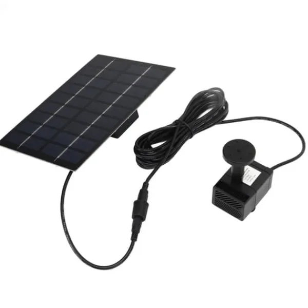 Online Solar Pond Pump Kit med Anti-Clogging Mesh - Enkel montering, 9V 1,8W, för trädgårdspooldekoration Fontäner & Dammar