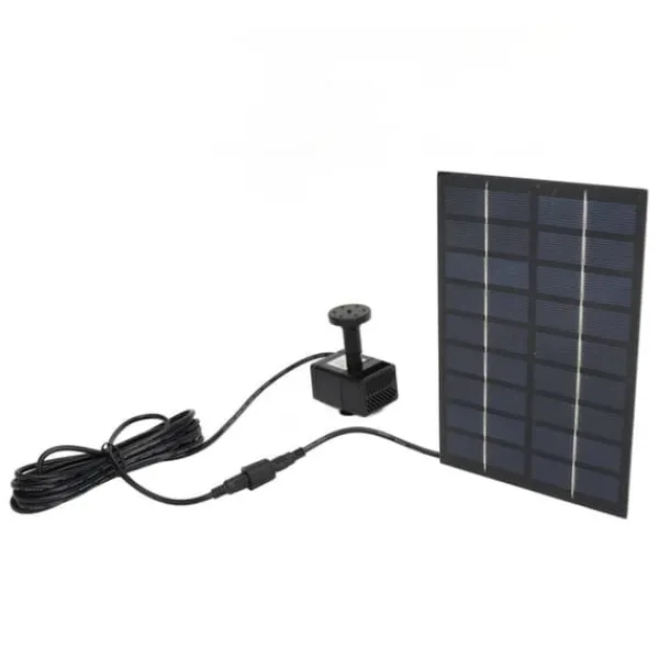 Online Solar Pond Pump Kit med Anti-Clogging Mesh - Enkel montering, 9V 1,8W, för trädgårdspooldekoration Fontäner & Dammar