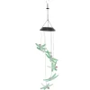 Sale Solar Wind Chimes Ljuskänslig design Vattentät Automatisk drift Grön trollslända Form Färgskiftande ljus Vinddekoration